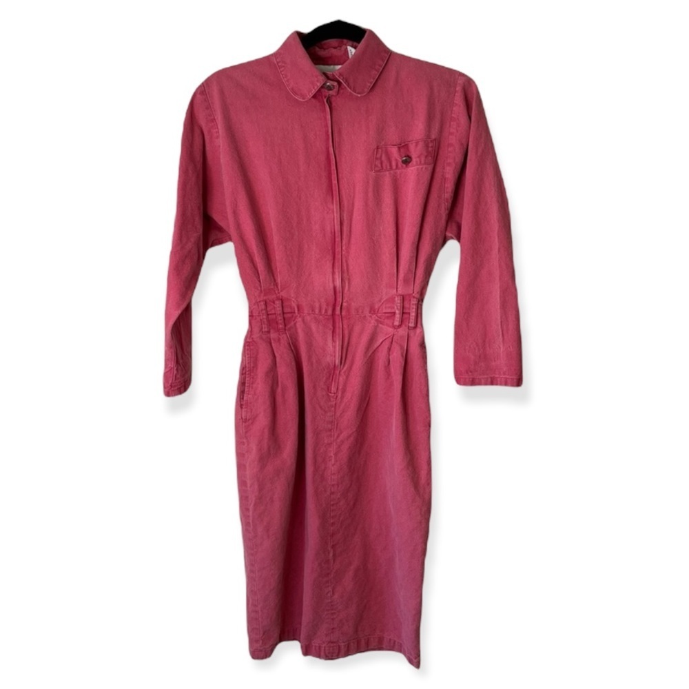 David Benjamin Red Zip Up Dress 4